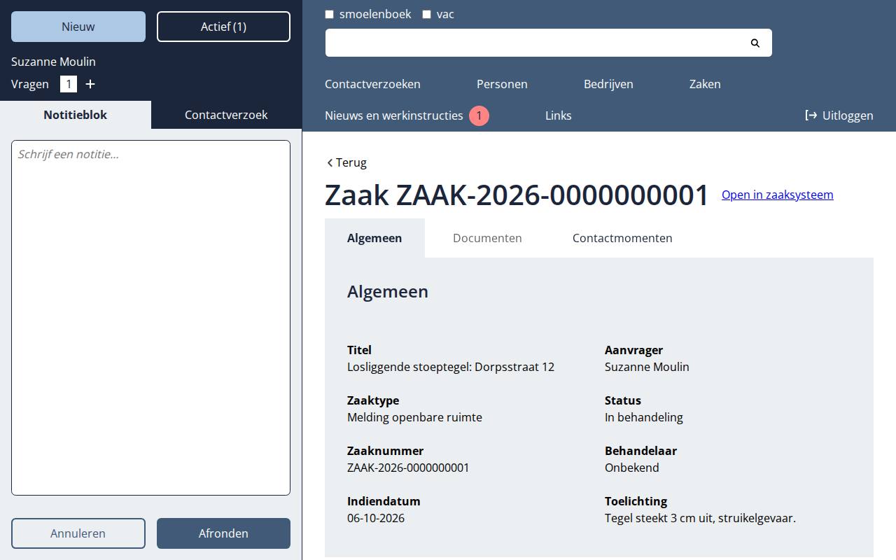 Zaak van de inwoner
